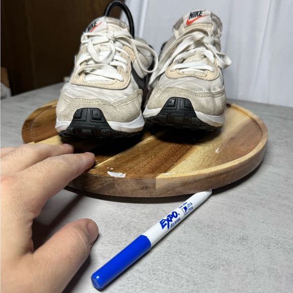 Nike Waffle Debut Sanddrift Black Size 7.5 - Picture 2 of 7